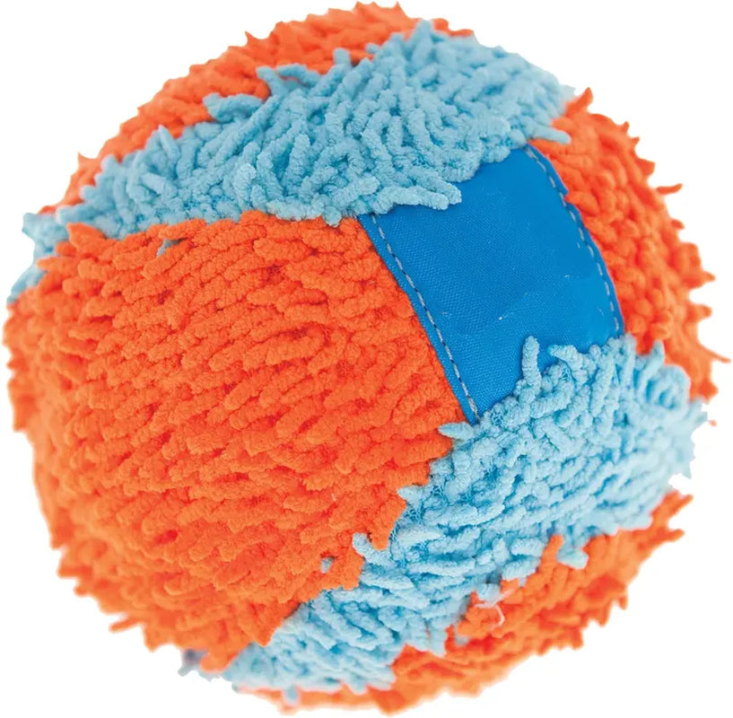 Chuckit! Indoor Fetch Ball Dog Toy (4.75 Inch), Orange and Blue